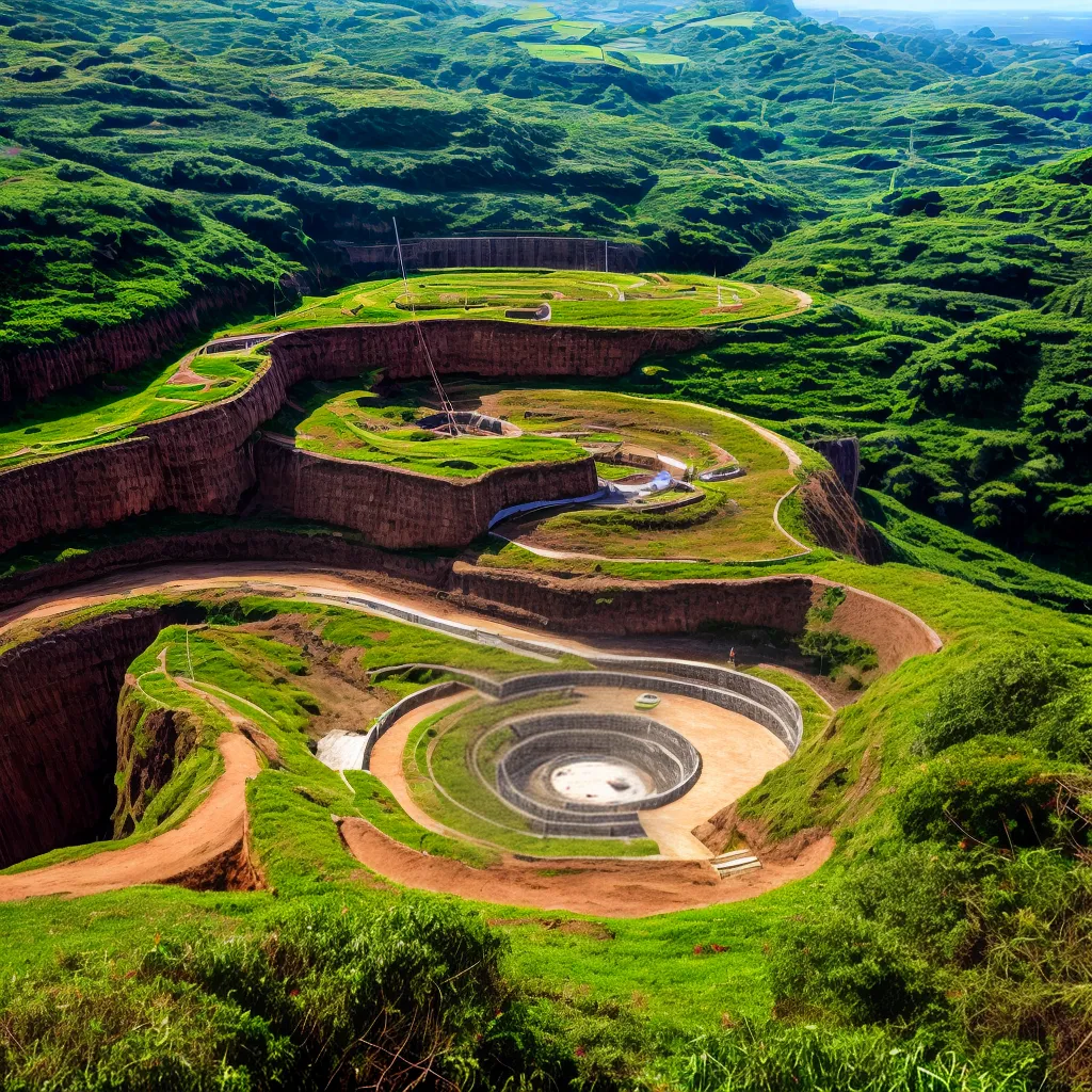 Horta de quintal com canteiros de madeira sendo regada