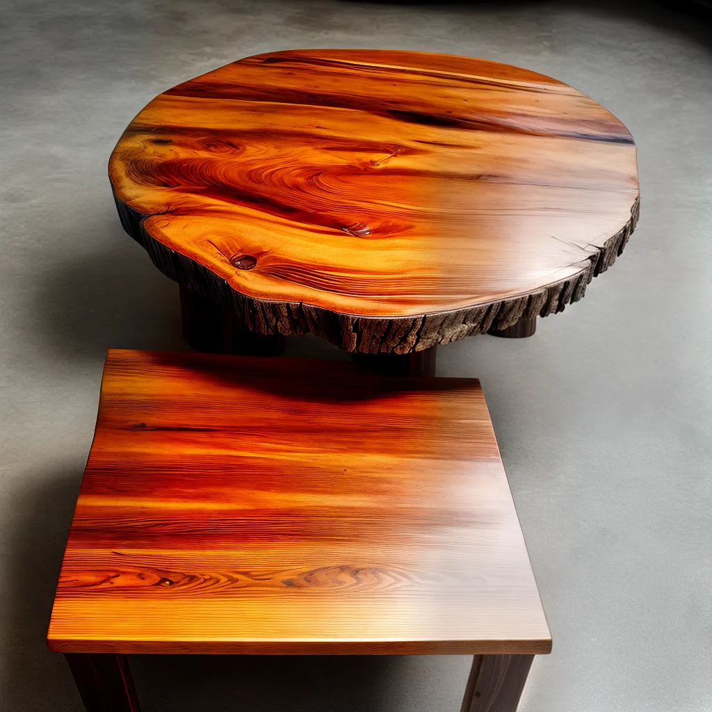 Como fazer uma mesa de centro única com um tronco de árvore. 6