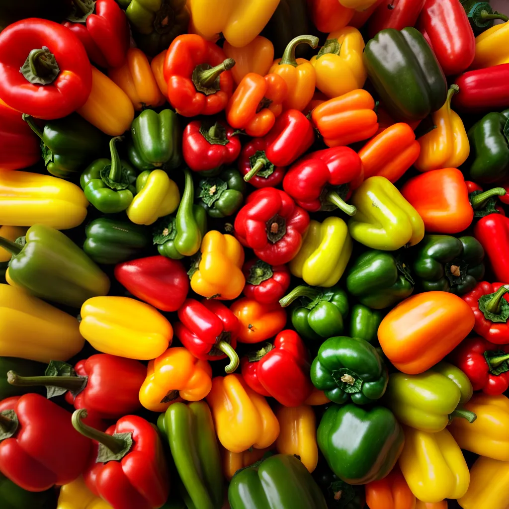 Pimentões coloridos: Descubra diferentes variedades e como cultivar uma variedade de cores no seu pé de pimentão. 8