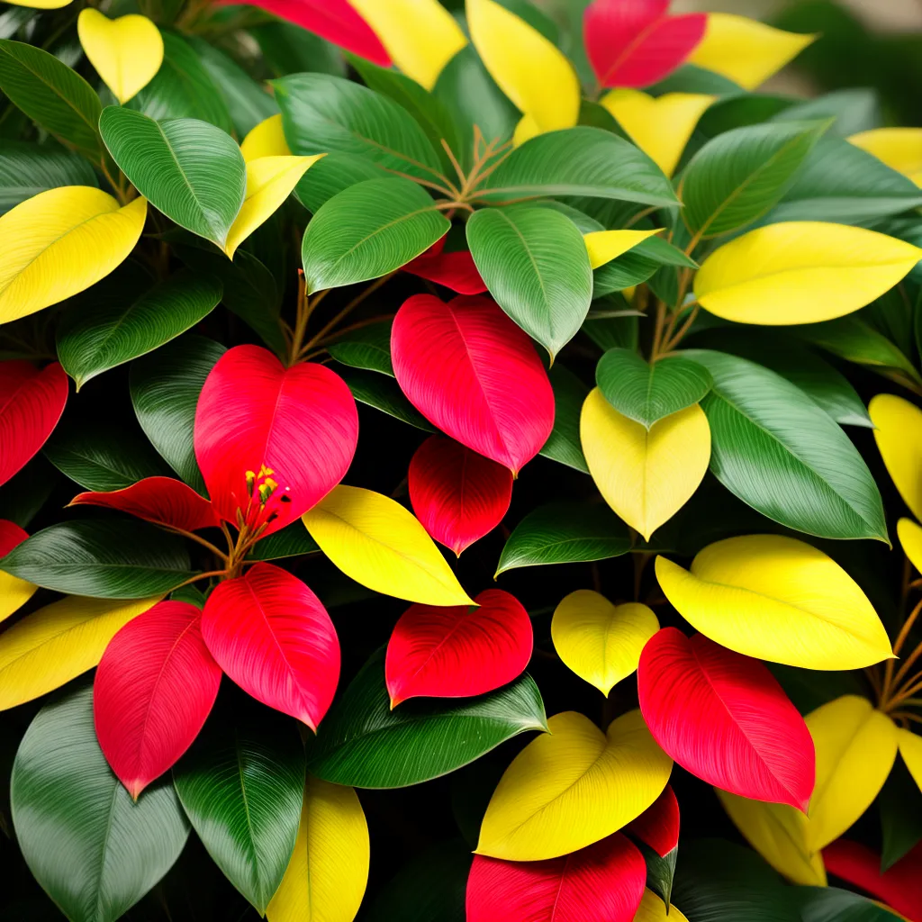 Cróton Brasileirinho: uma planta ornamental vibrante e encantadora.