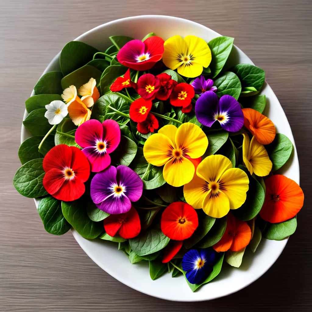Flores Comestíveis: Adicione Cor e Sabor às Suas Receitas 10