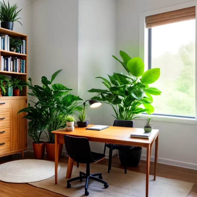Decoração com Plantas para Home Office: Aumente sua Produtividade 28