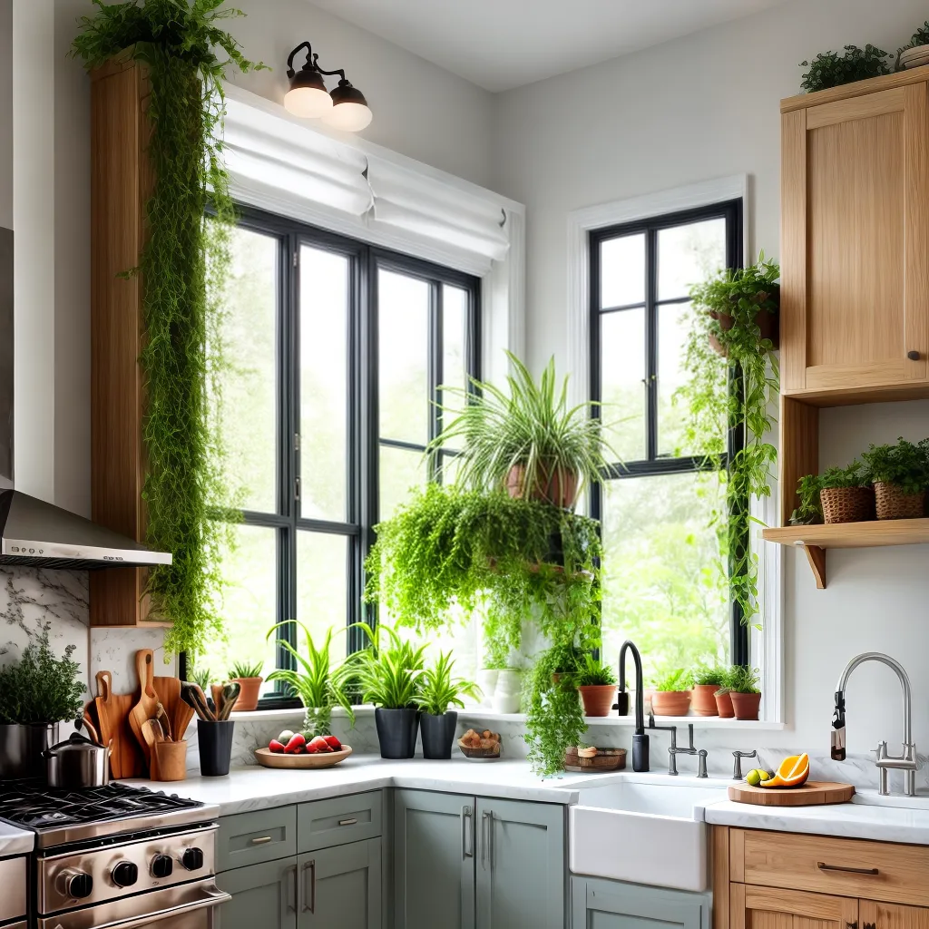 Decoração com Plantas para Cozinhas: Crie um Espaço Aconchegante 2