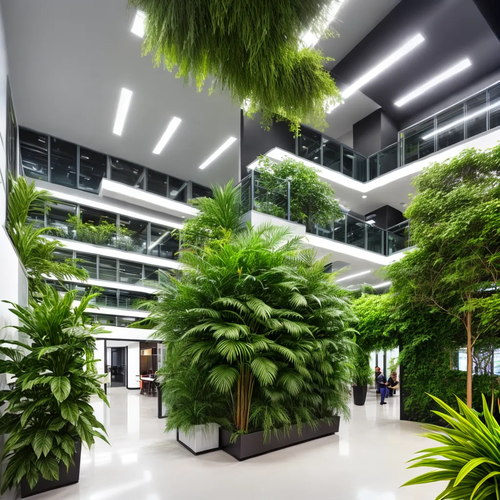 Plantas e Flores na Decoração de Espaços Comerciais 10