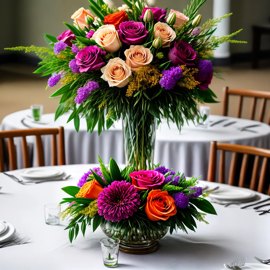 Plantas e Flores para Decoração de Banquetes: Inspirações 2