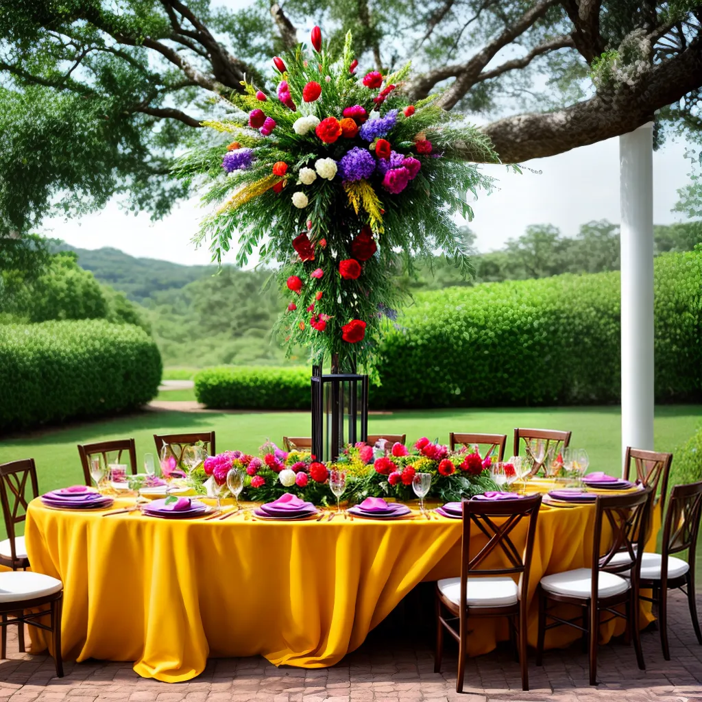 Plantas e Flores para Decoração de Banquetes: Inspirações 4