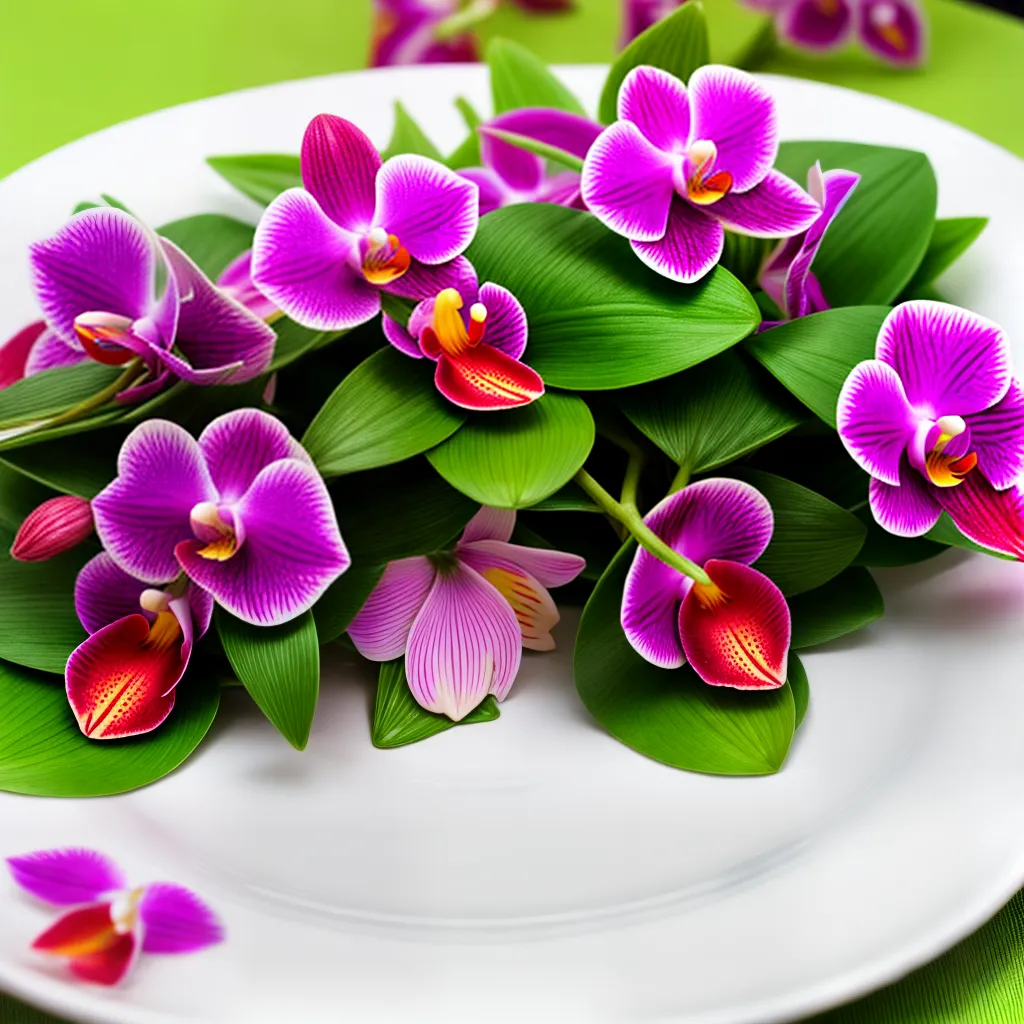 Orquídeas comestíveis: explore os sabores exóticos 9 Orquídeas comestíveis: explore os sabores exóticos 8