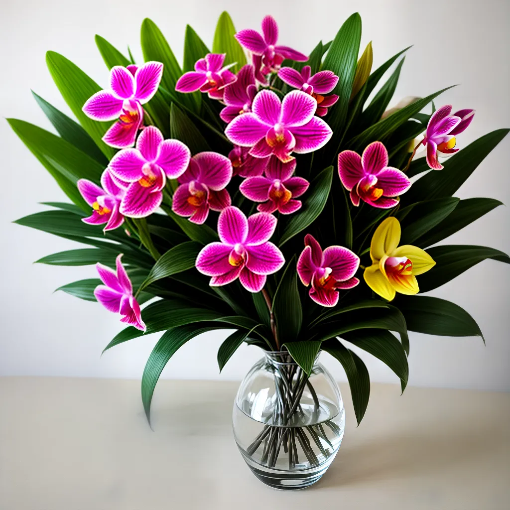 A arte de fazer arranjos com orquídeas: um guia passo a passo 10
