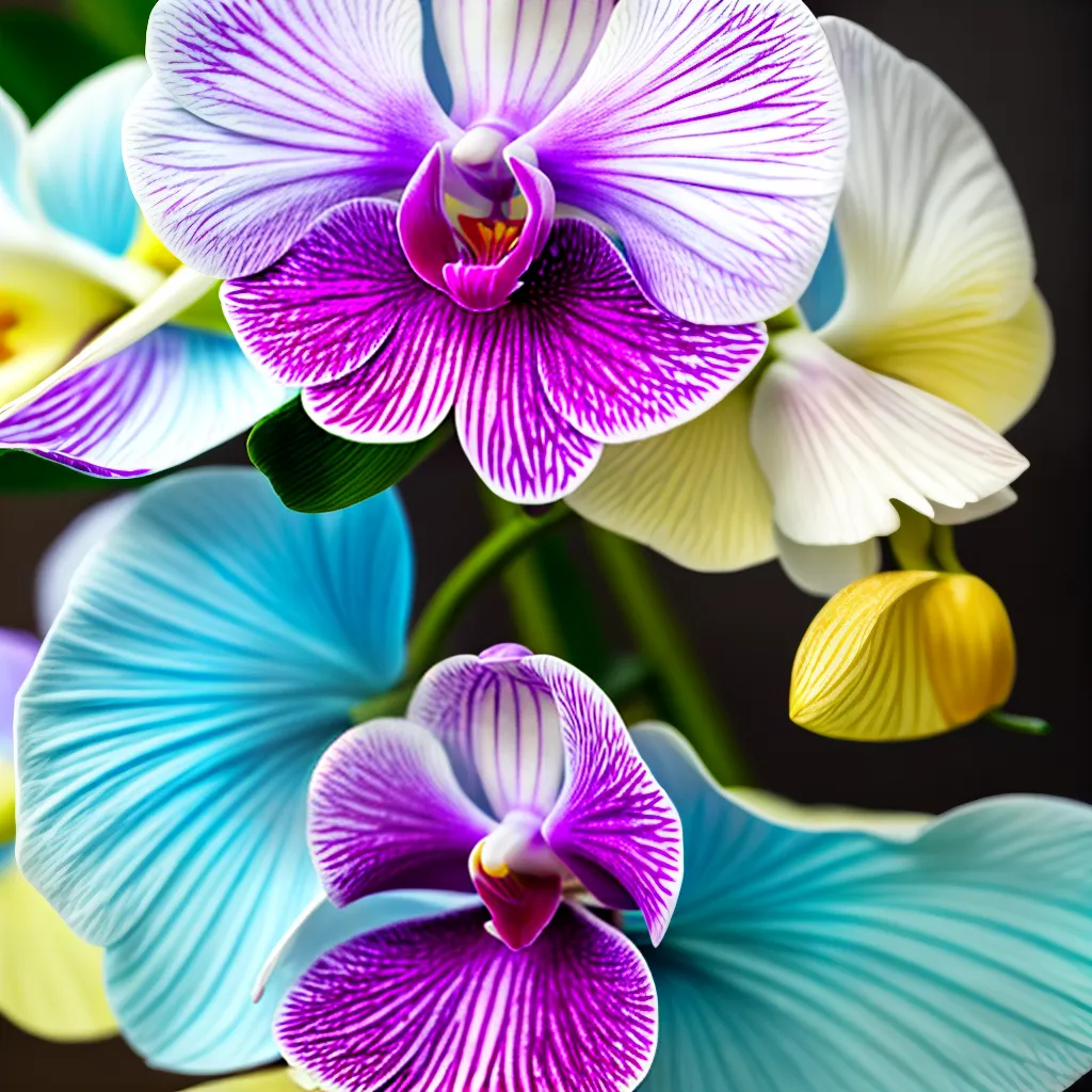 Aprenda a fazer pinturas de orquídeas como um profissional 3 Aprenda a fazer pinturas de orquídeas como um profissional 2