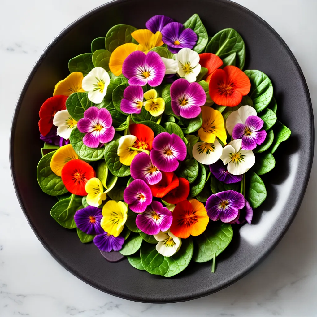 Dicas de como incorporar flores comestíveis em saladas 8