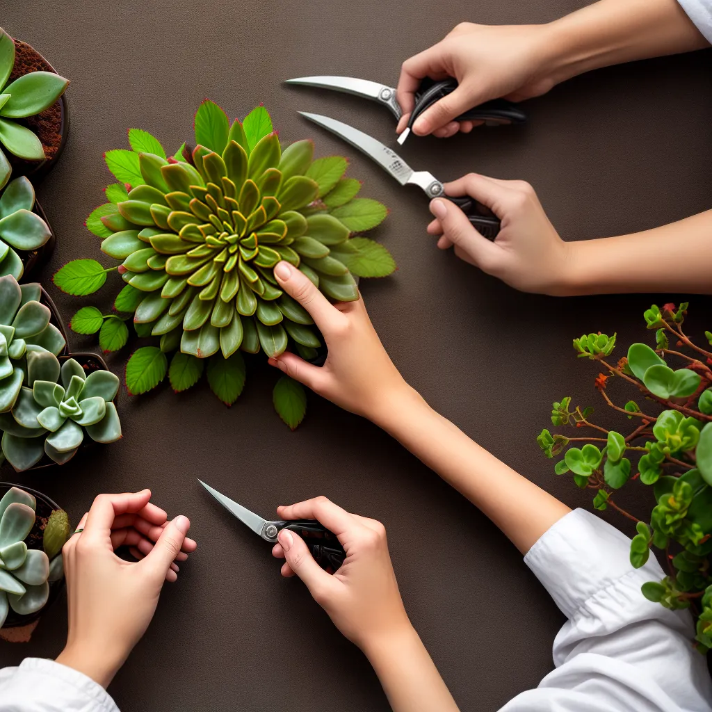 Domine a Arte de Podar Suculentas: Guia Completo 5 Domine a Arte de Podar Suculentas: Guia Completo 4