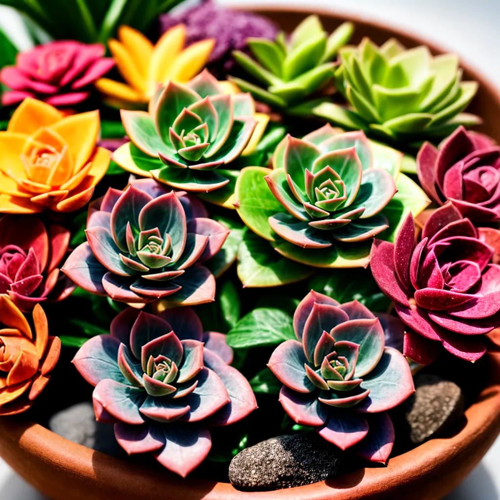 Suculentas Coloridas para Diversificar Sua Coleção 8
