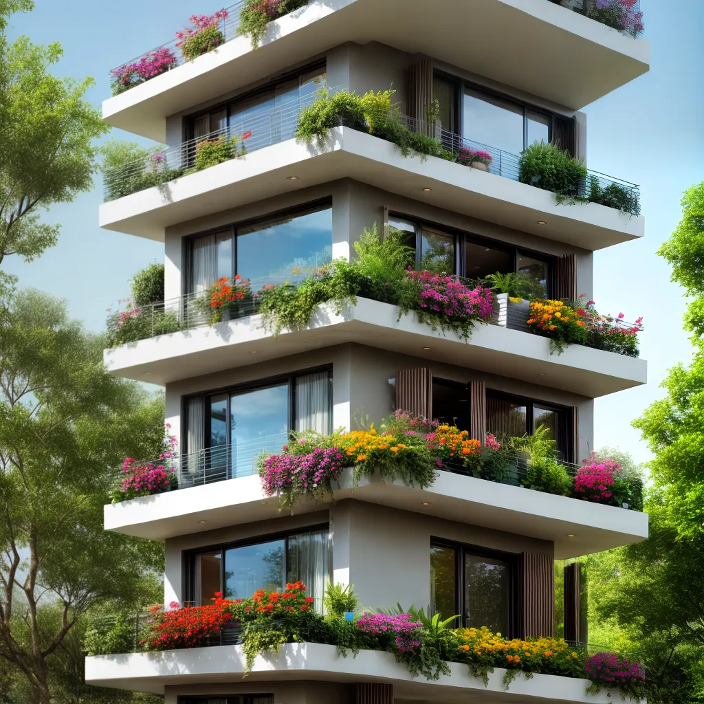 Conecte-se à Natureza: Jardins Suspensos em Apartamentos Urbanos.
