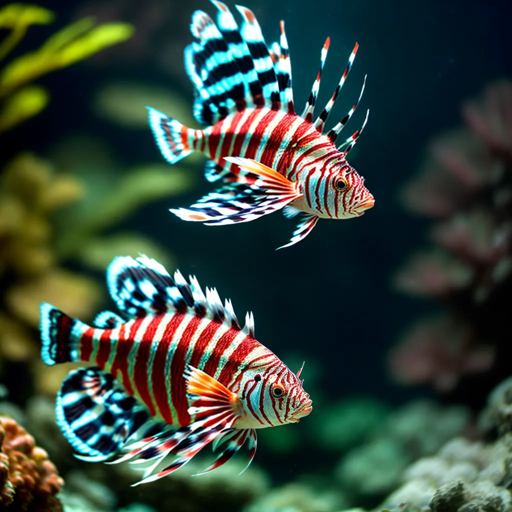 Triunfe sobre Desafios de Manter um Peixe-leão em Aquários! 3 Triunfe sobre Desafios de Manter um Peixe-leão em Aquários! 2