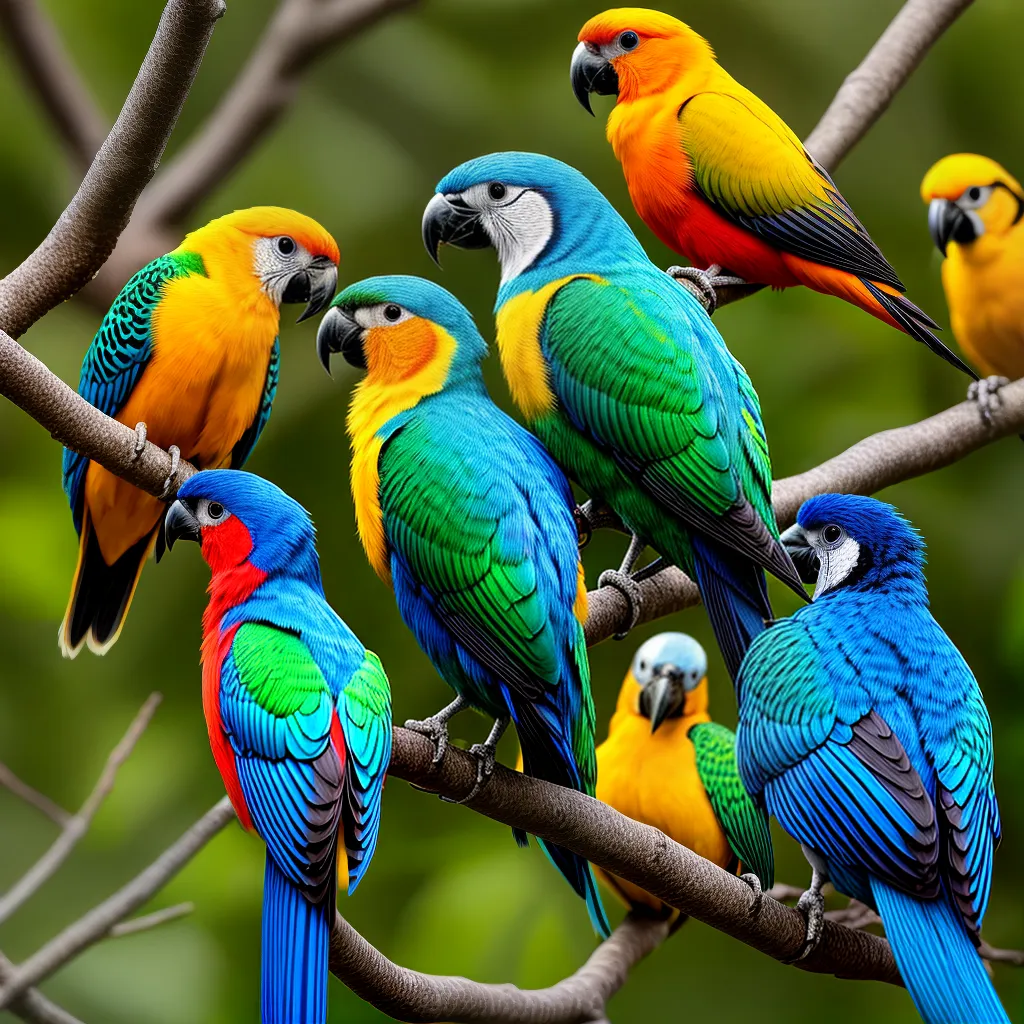 Mergulhe no Fascinante Mundo das Aves Exóticas Domésticas! 10