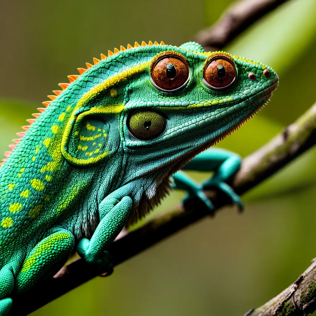 Explore as Habilidades de Camuflagem dos Camaleões! 8