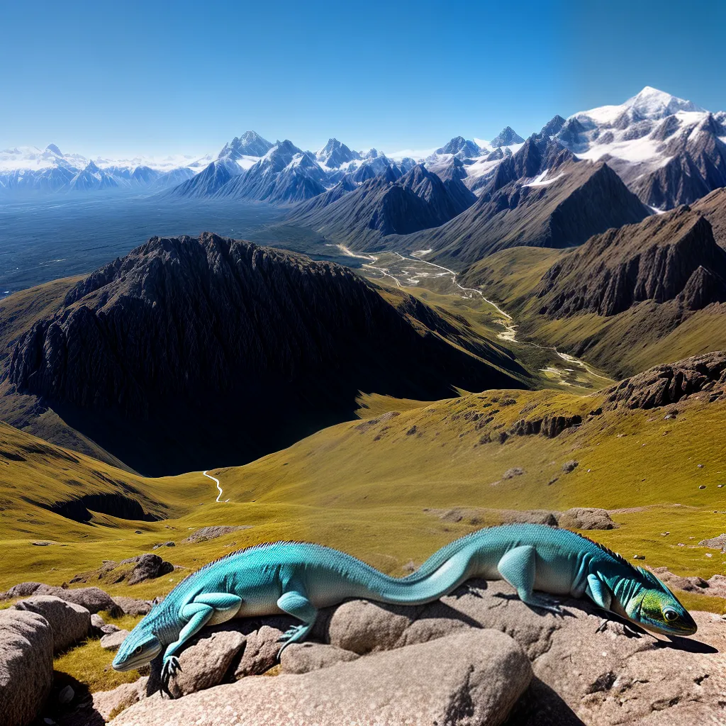 Desvende as Adaptações Notáveis dos Répteis de Altitude!