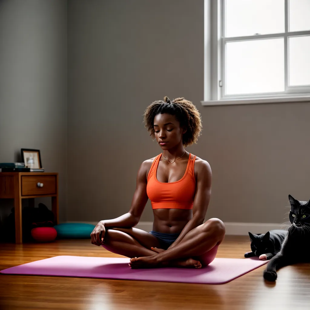 Relaxe em Sincronia: Posições de Ioga que Você Pode Fazer com Seu Gato 7 Relaxe em Sincronia: Posições de Ioga que Você Pode Fazer com Seu Gato 6