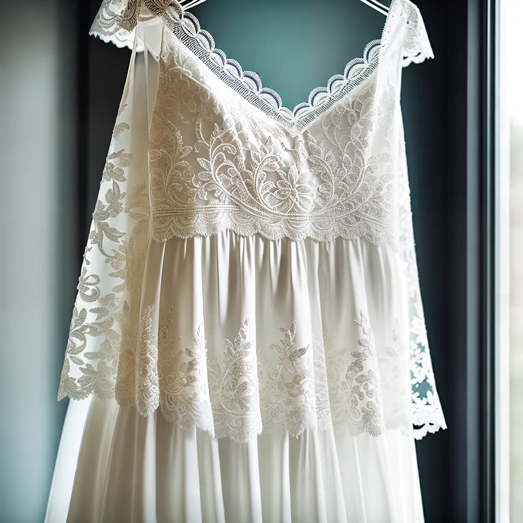 Fotos vestido noiva renda branco janela