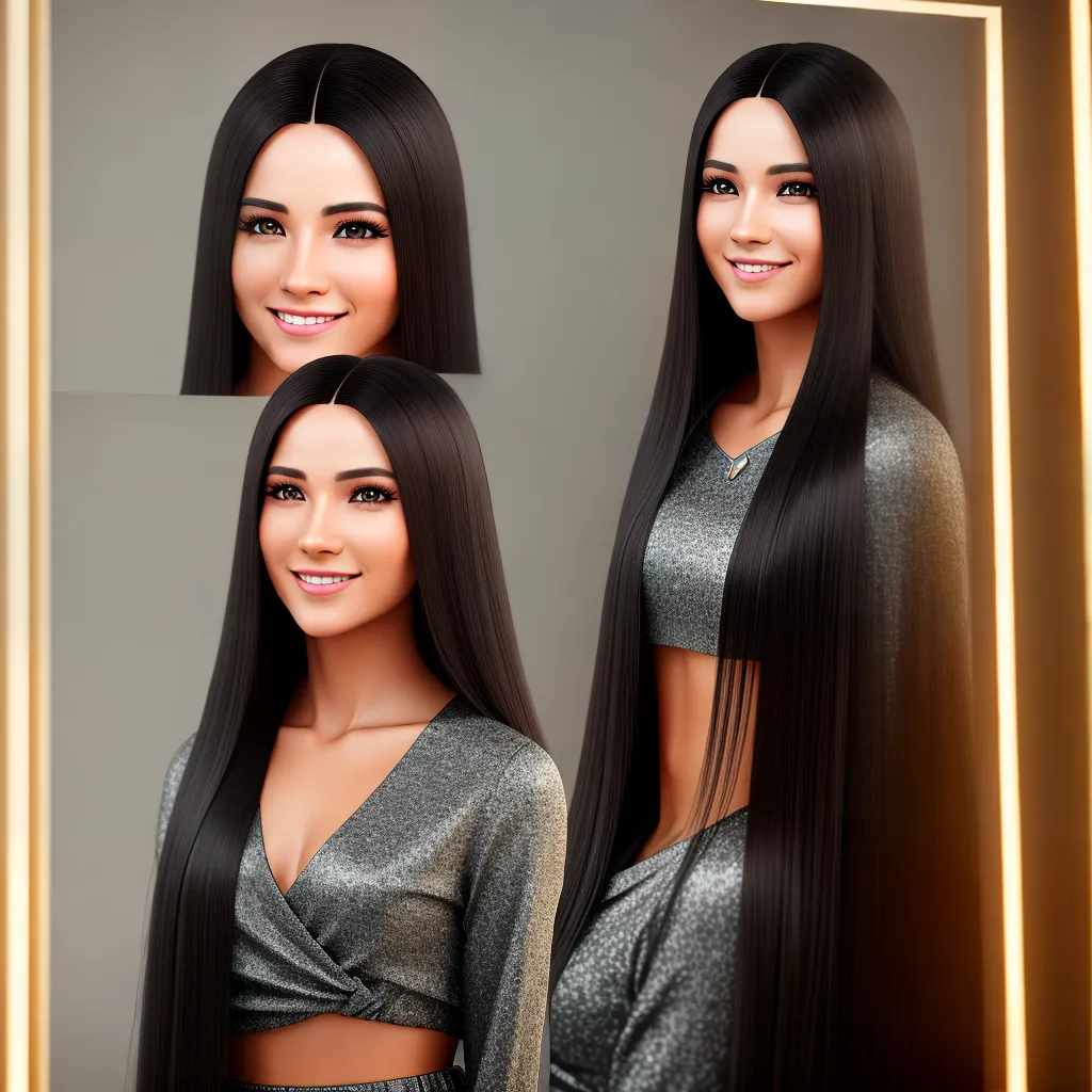 Fotos autoestima cabelo liso sonho