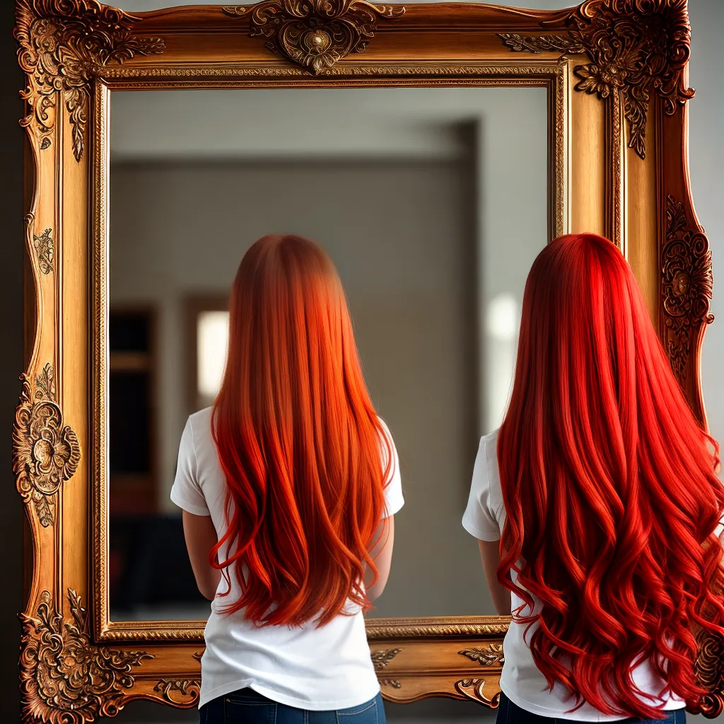 Fotos sonhadora espelho cabelo fogo Fotos sonhadora espelho cabelo fogo
