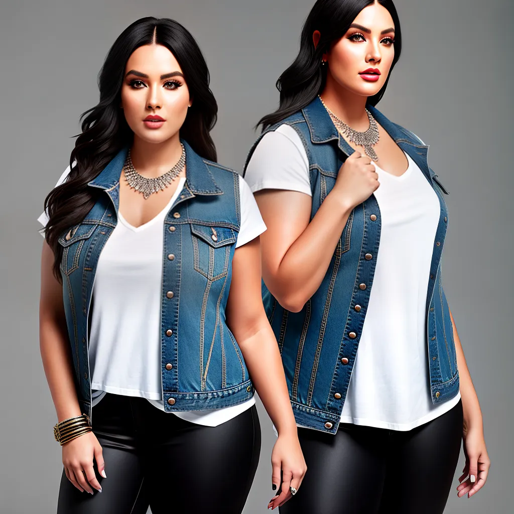 Fotos modelo plus size jeans colar botinha