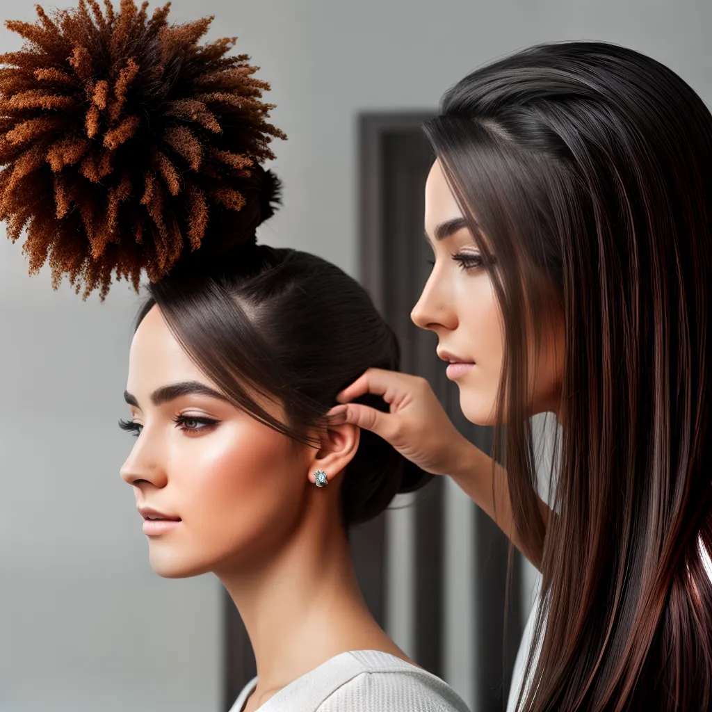 Fotos novo visual mulher mirror cabelo