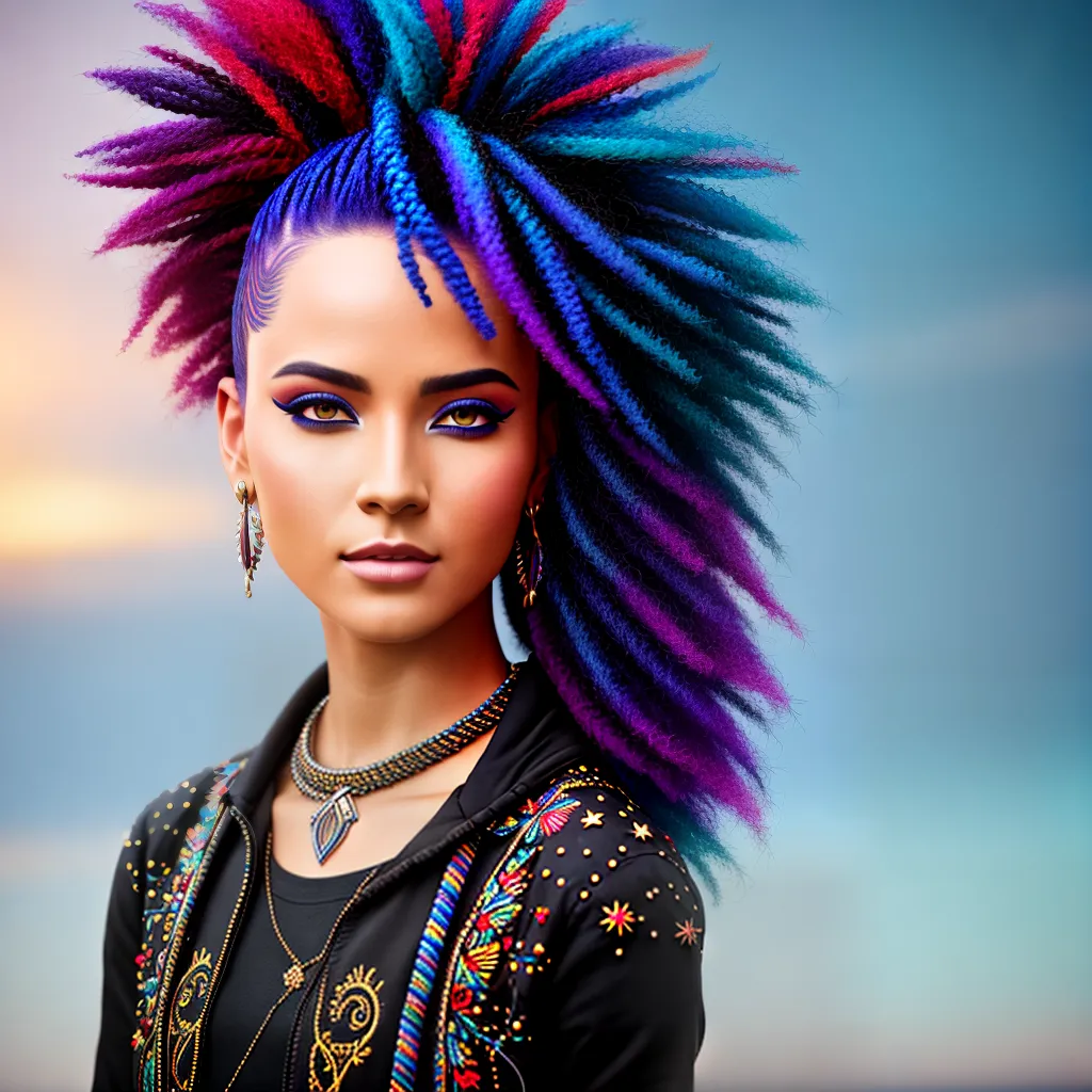 Fotos cabelo ousado estilo unico diferente