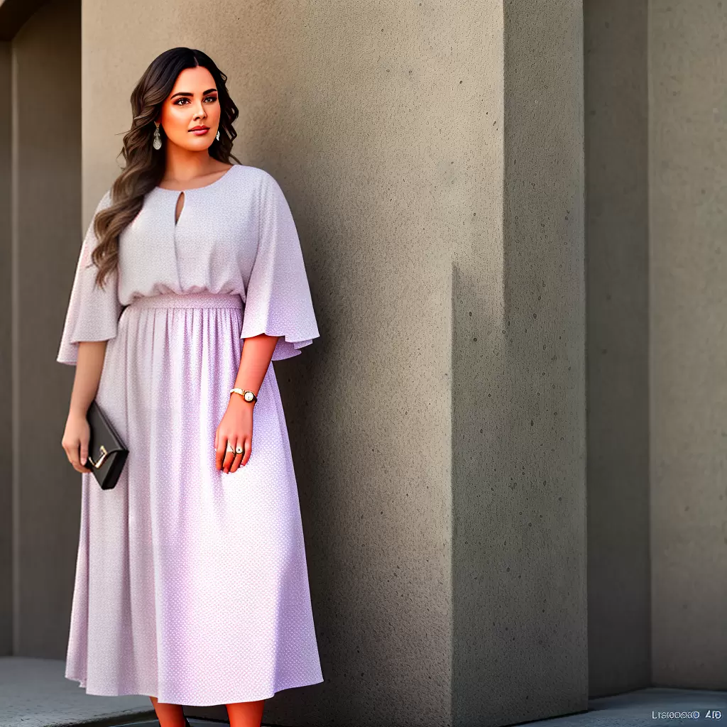 Fotos mulher tamanho grande vestido pastel igreja