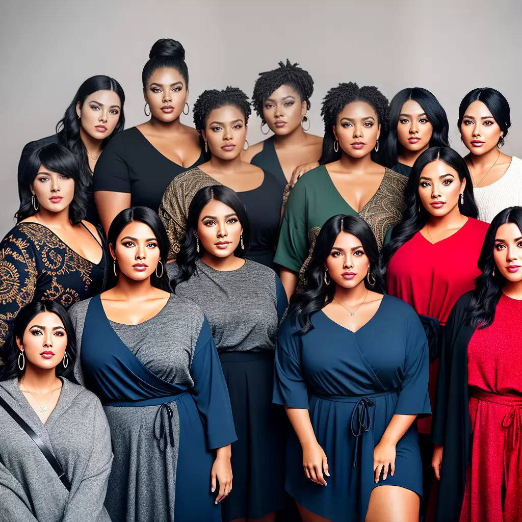 Fotos moda plus size mulheres autoconfianca