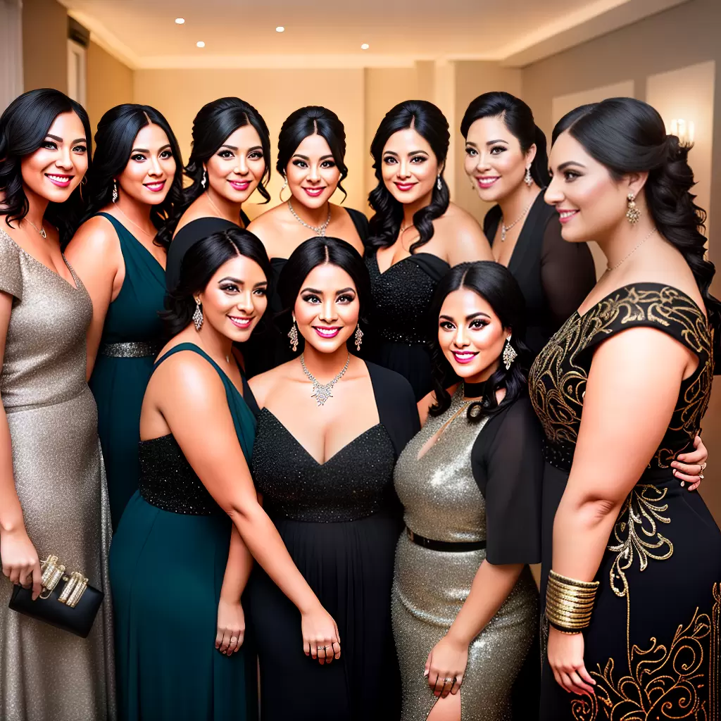 Fotos mulheres plus size evento caridade