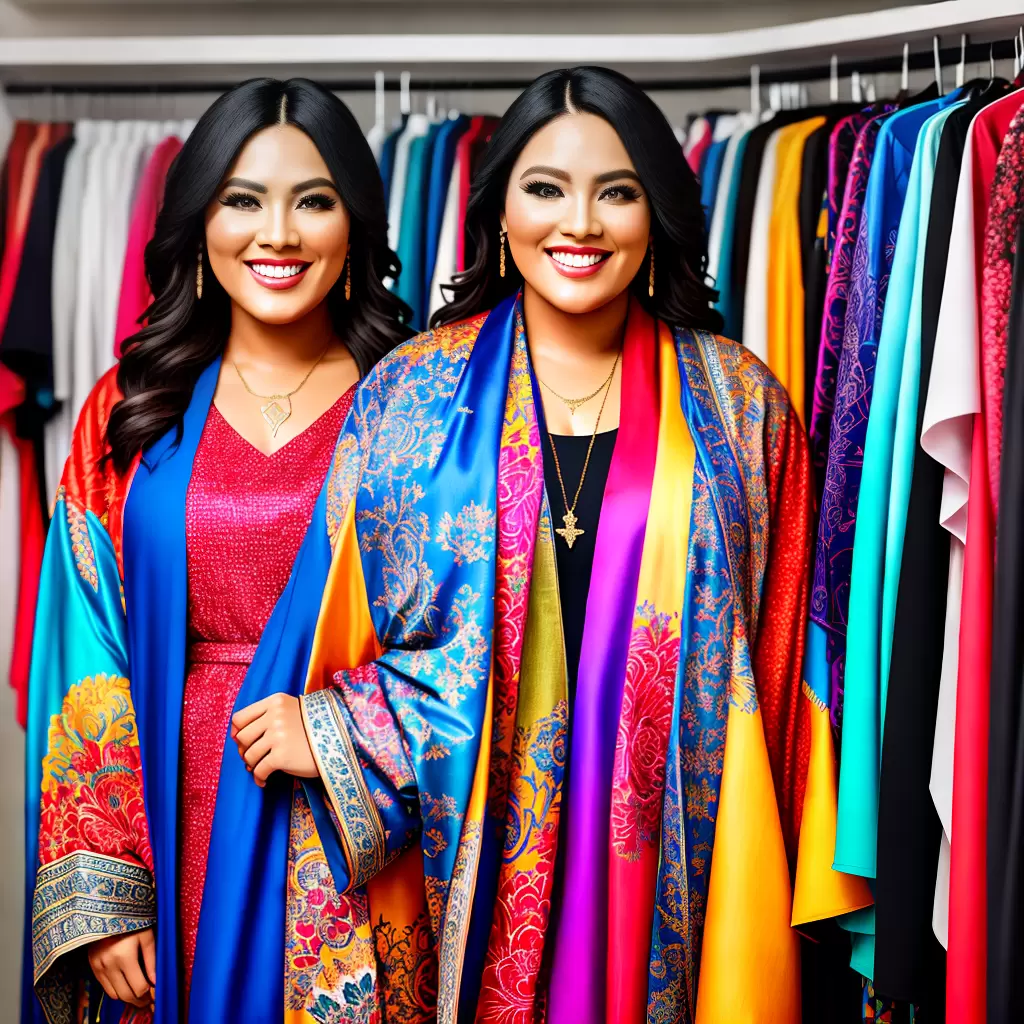 Fotos moda inclusiva tamanho grande closet colorido