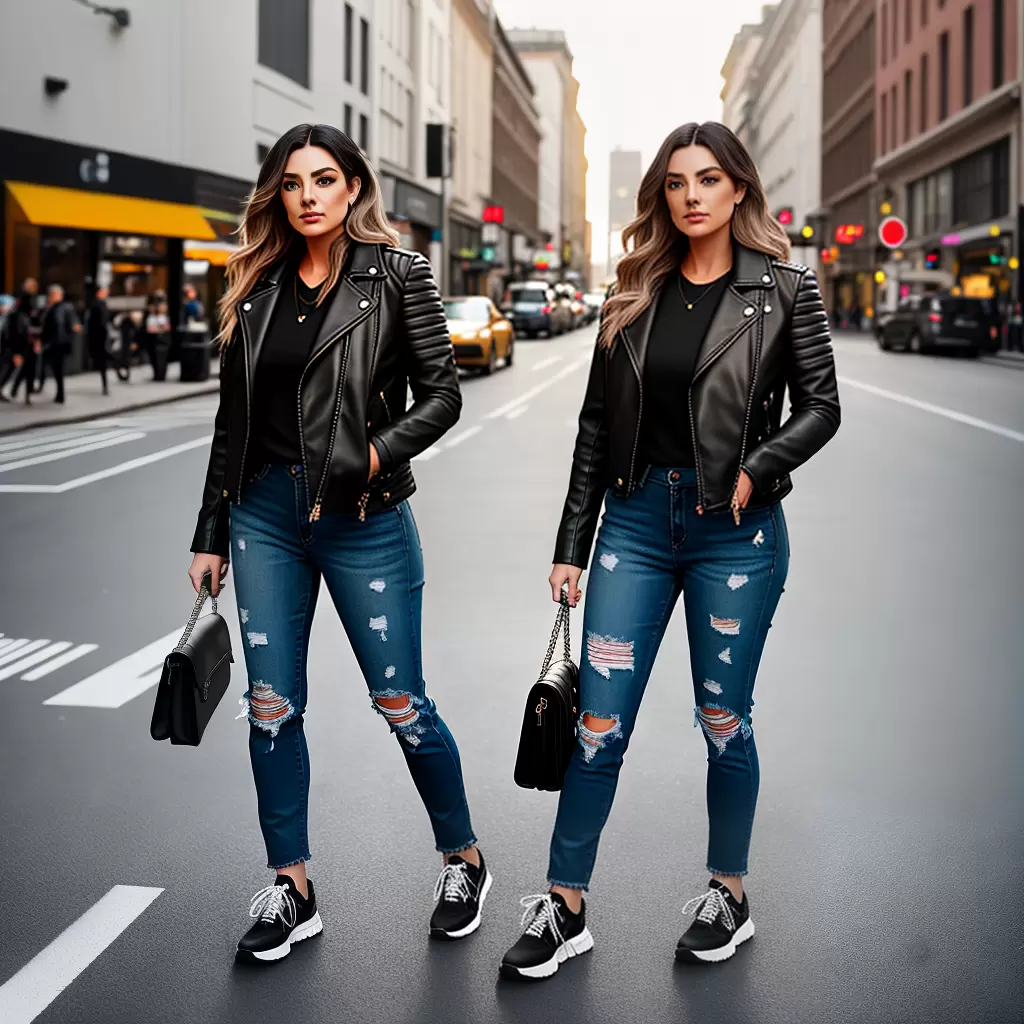Fotos mulher estilo confiante urbano