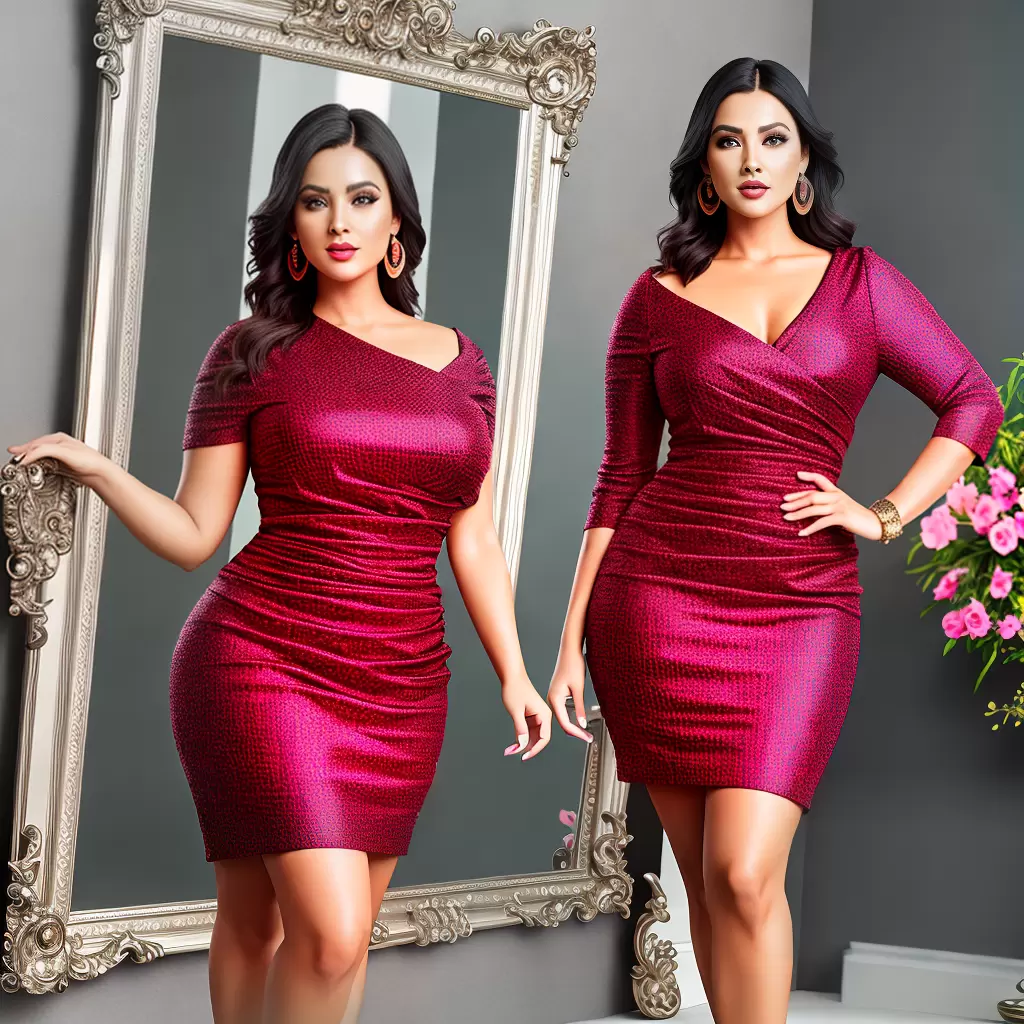 Fotos moda tamanho nao importa mulher confiante