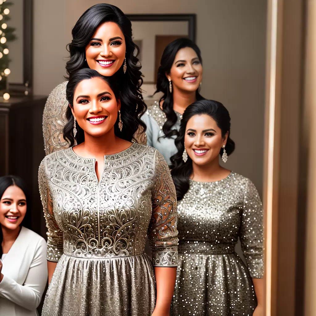 Fotos vestido tamanho familia confianca