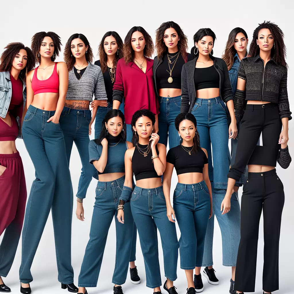 Fotos mulheres diversas estilo calca Fotos mulheres diversas estilo calca