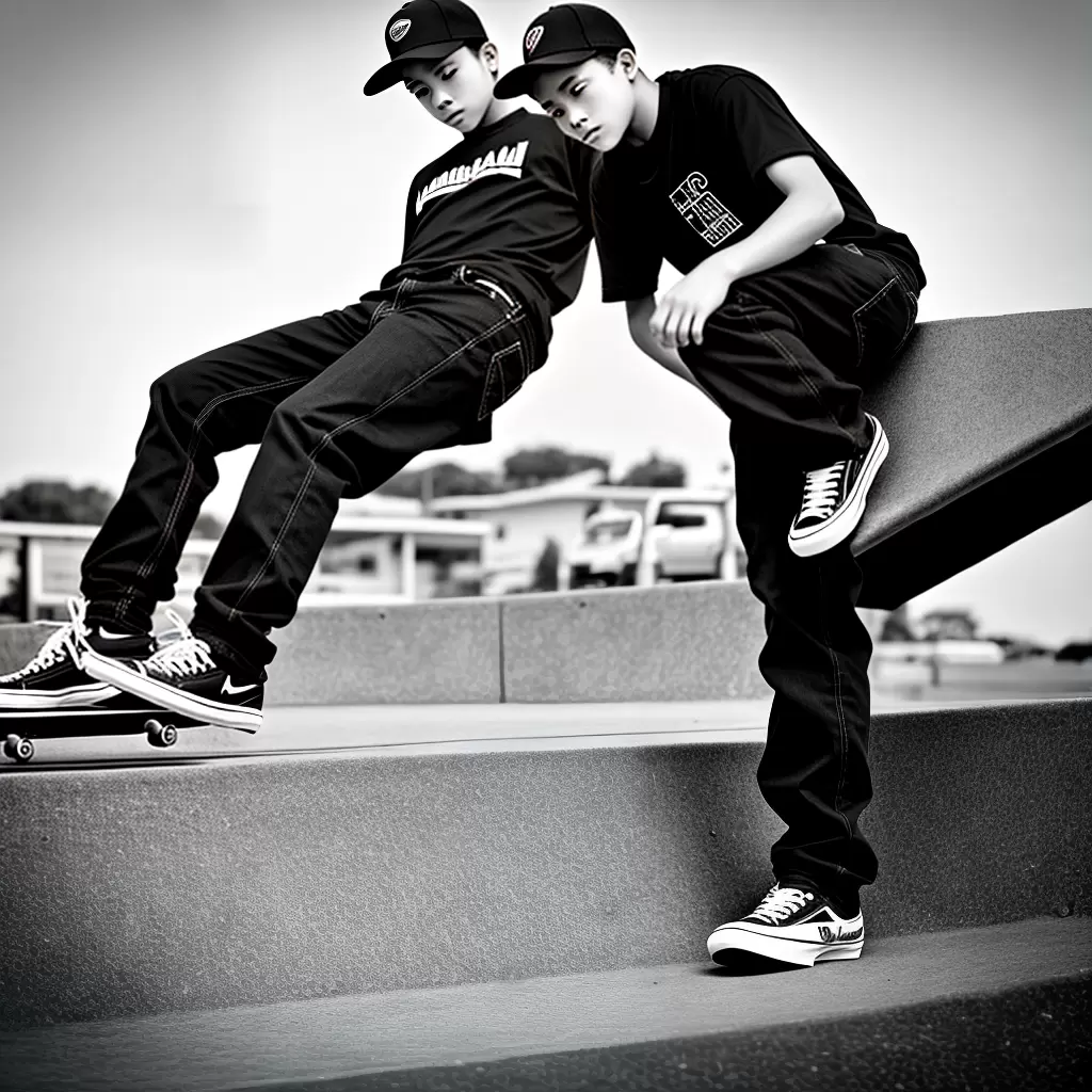 Fotos skatista jeans vans rampa preto branco Fotos skatista jeans vans rampa preto branco