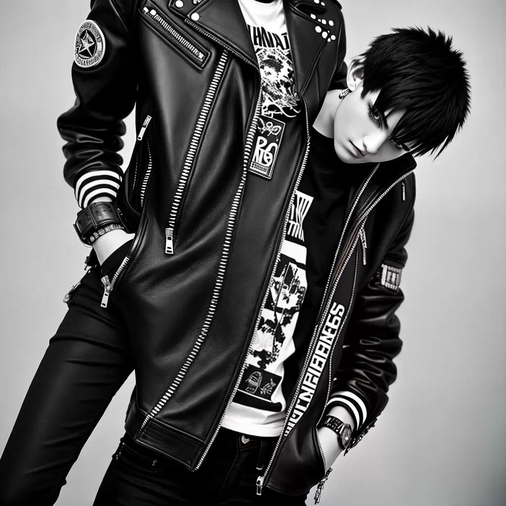 Fotos punk jeans couro patches botas Fotos punk jeans couro patches botas