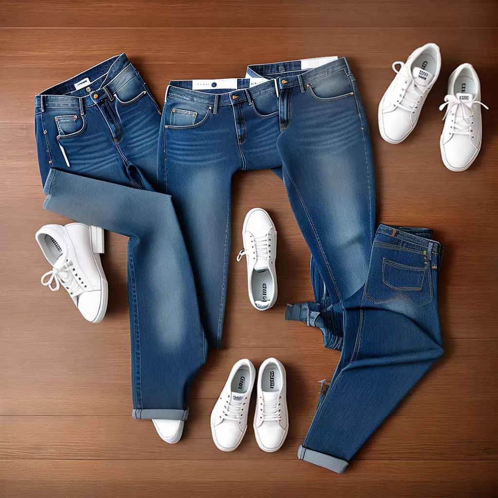 Fotos jeans branco sweater madeira Fotos jeans branco sweater madeira