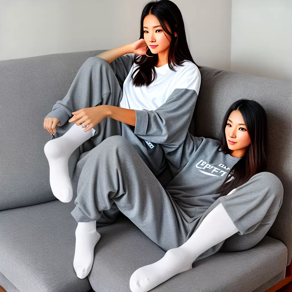 Fotos look descontraido mulher sofa roupa confortavel Fotos look descontraido mulher sofa roupa confortavel