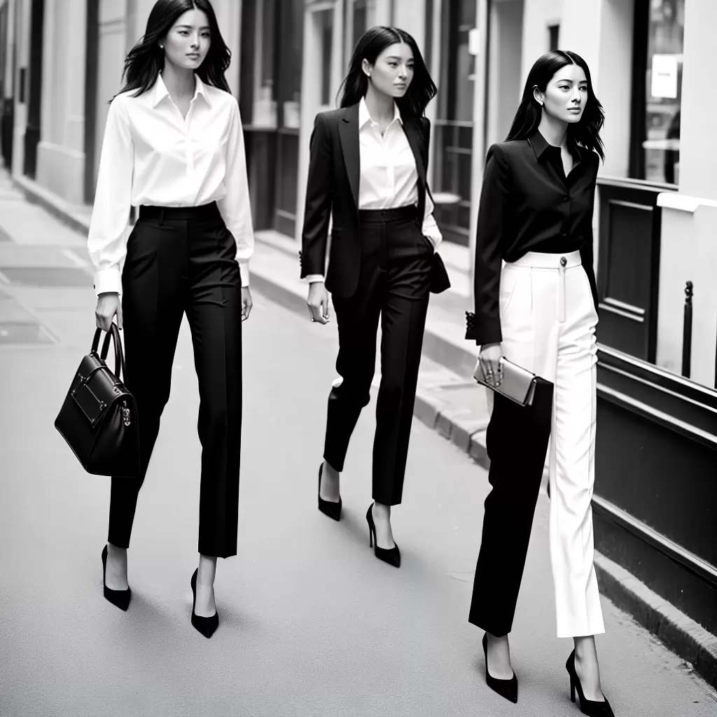 Fotos paris rua mulher calca alta