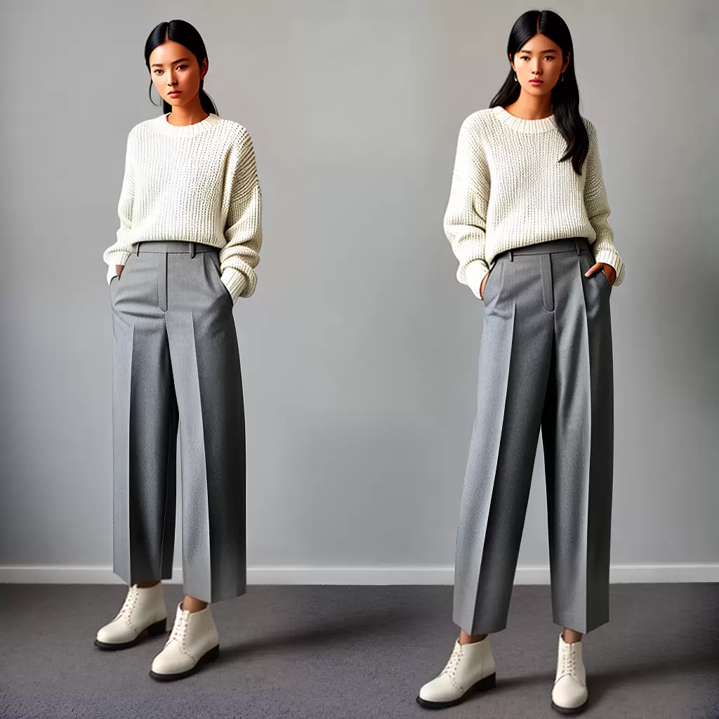 Fotos calca cintura alta trico bota 3 Fotos calca cintura alta trico bota 3