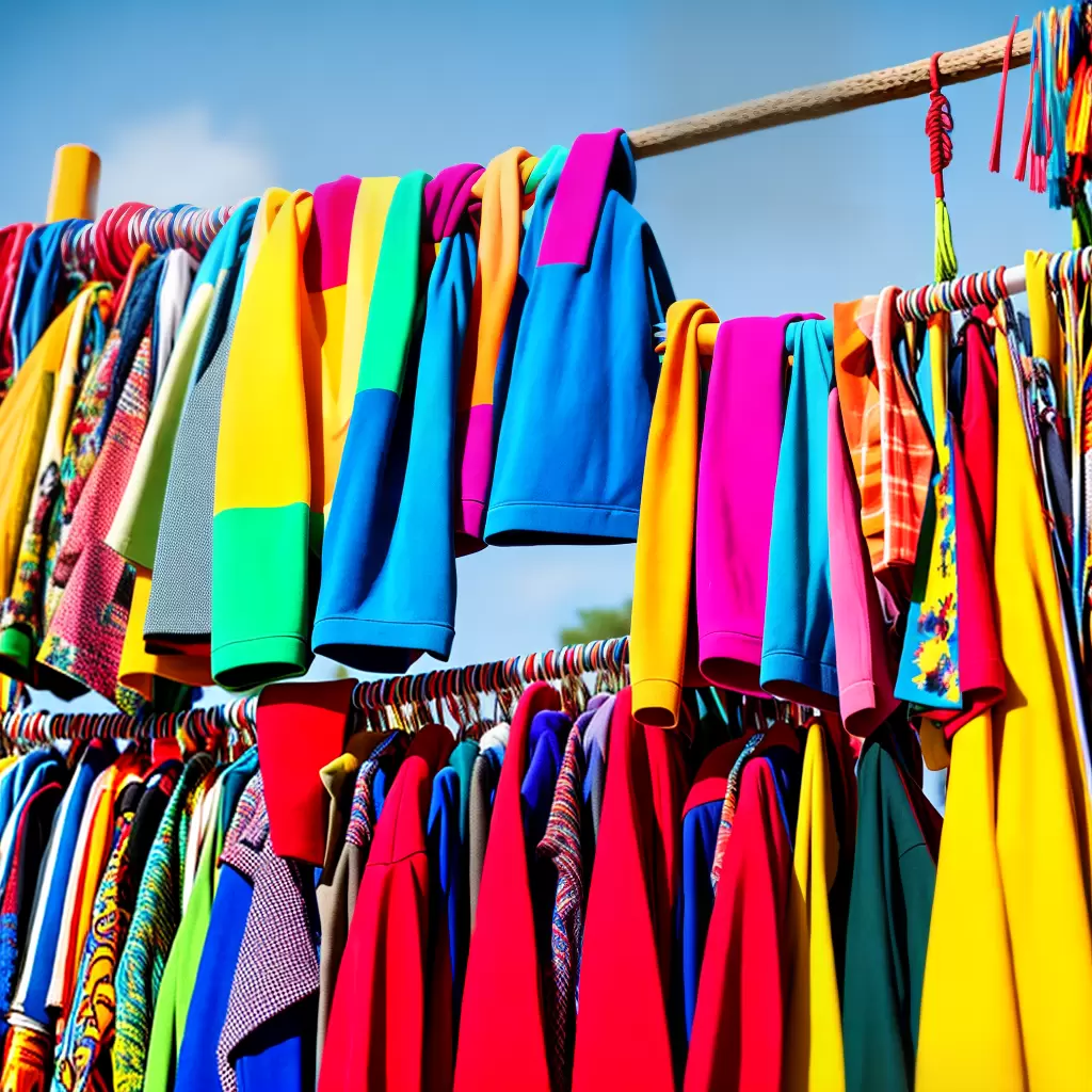Calças e a moda do estilo colorido