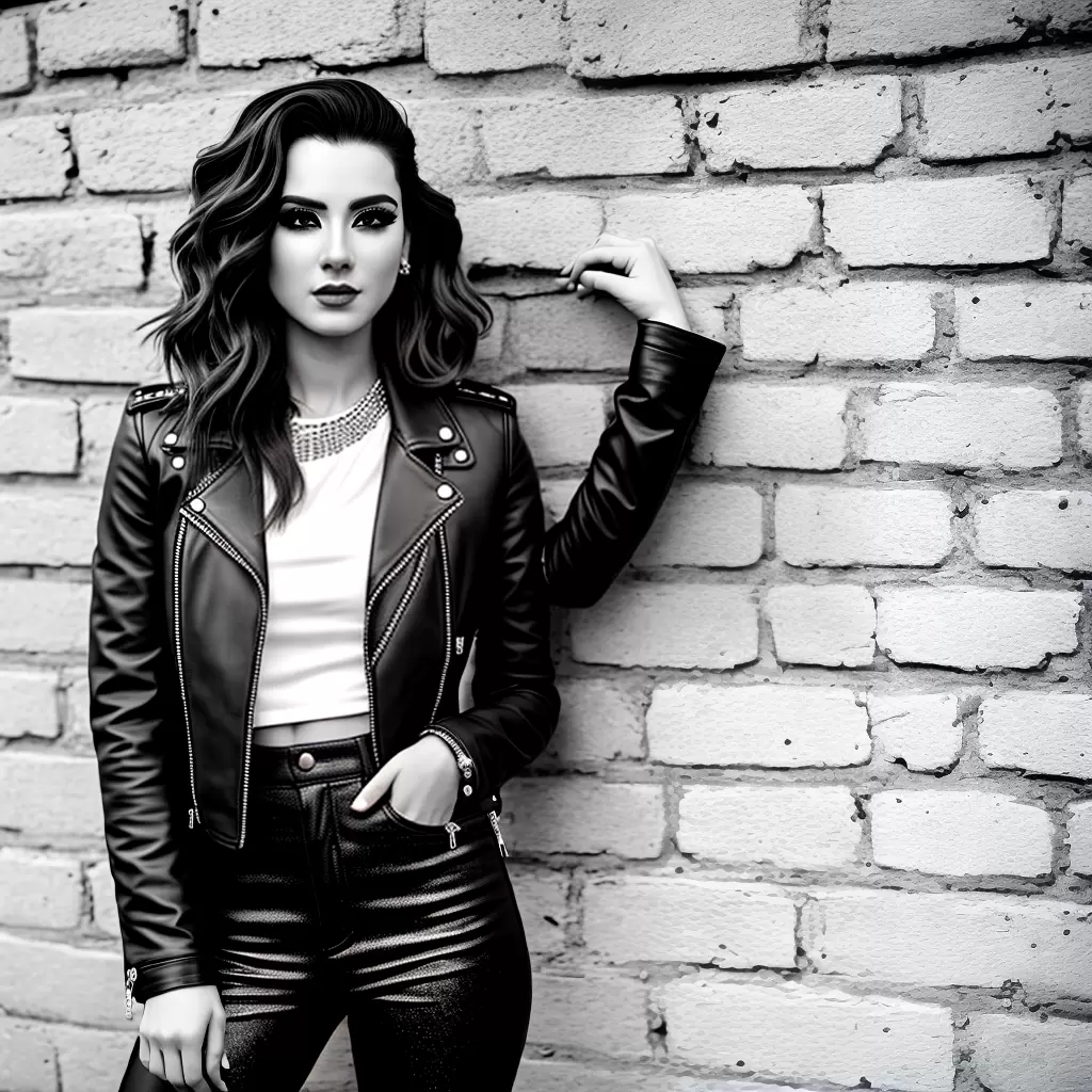Fotos mulher roupa preta cabelo estilo