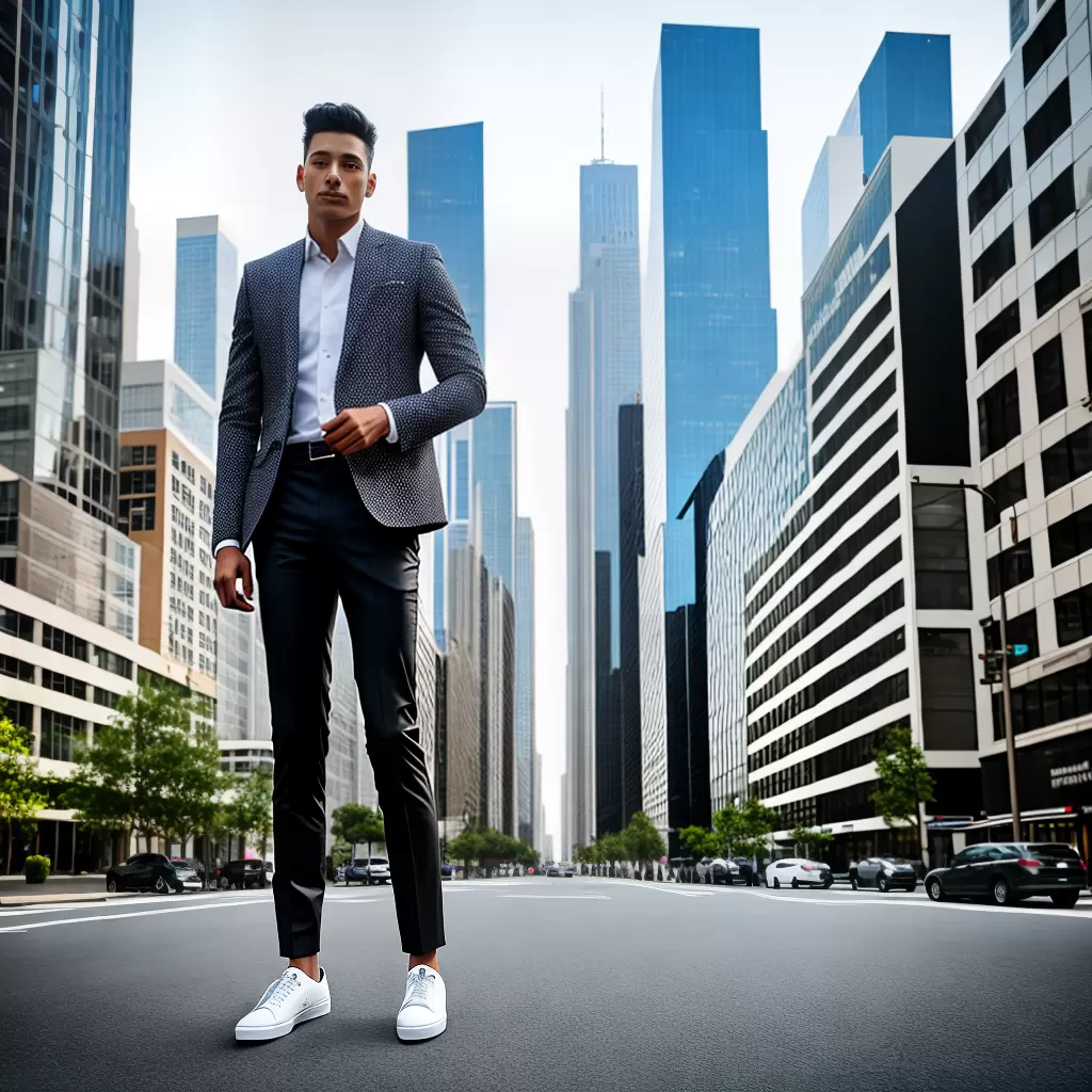 Fotos moda urbana traje sofisticado 1