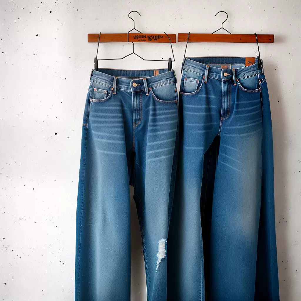 Fotos jeans desconstruido denim vintage parede grafite