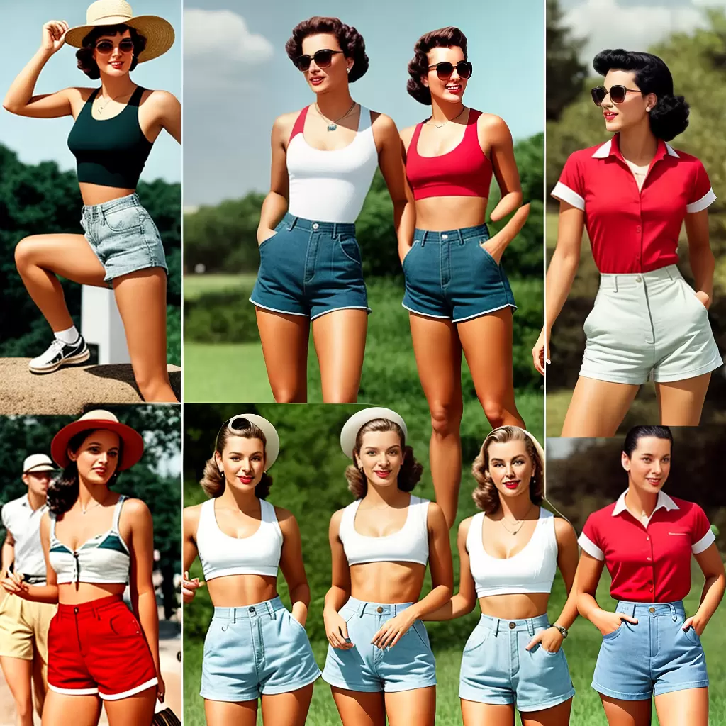 Fotos anuncio shorts evolucao moda