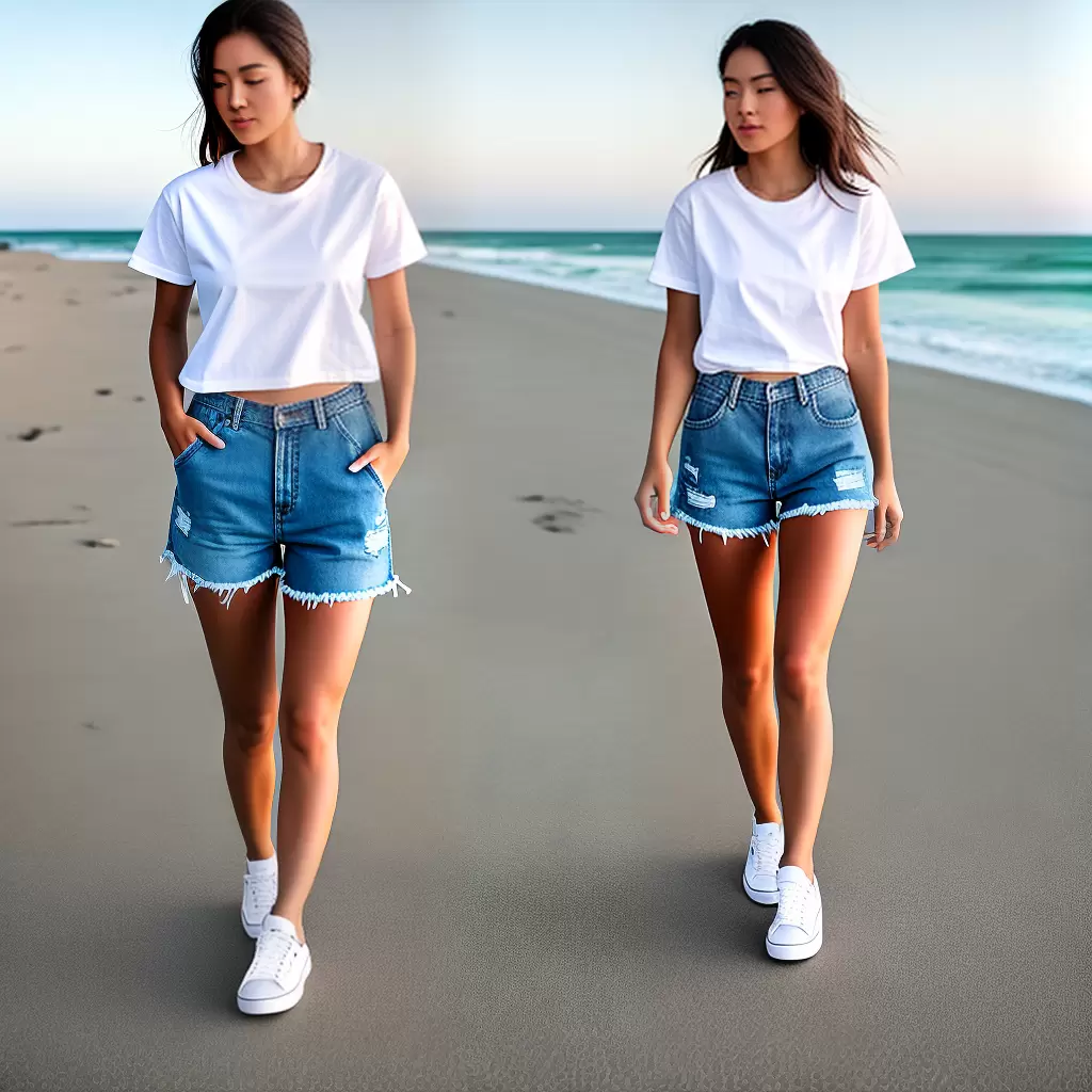 Fotos look casual jeans branco praia Fotos look casual jeans branco praia