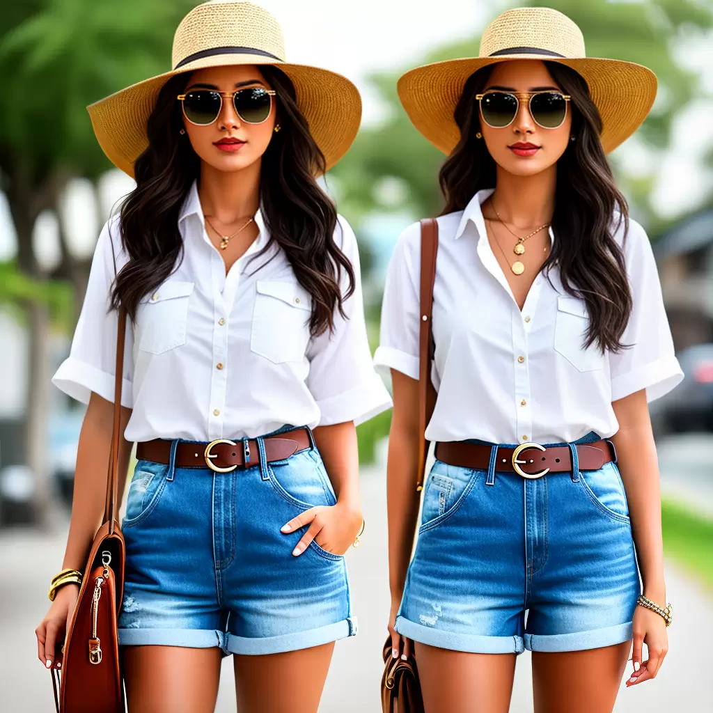 Fotos look verao mulher chapeu oculos sandalia Fotos look verao mulher chapeu oculos sandalia