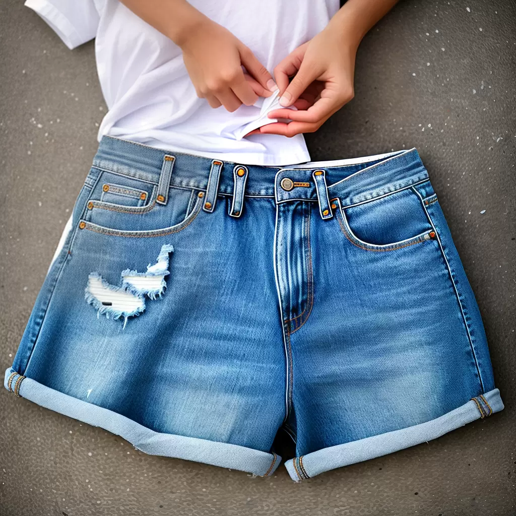 Fotos shorts jeans reciclado camiseta branca algodao organico Fotos shorts jeans reciclado camiseta branca algodao organico